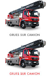 Grues sur remorque